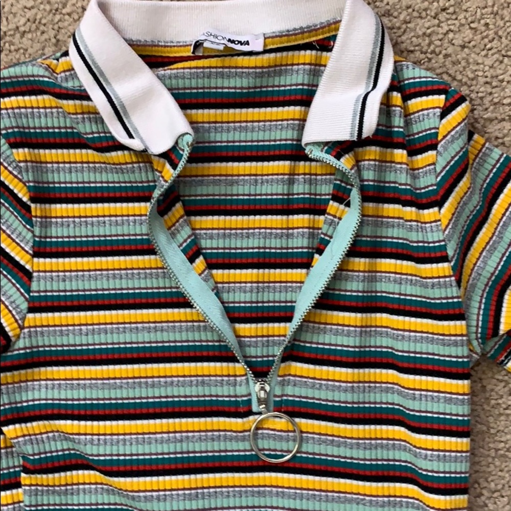 Multicolored mini dress - Picture 2 of 2